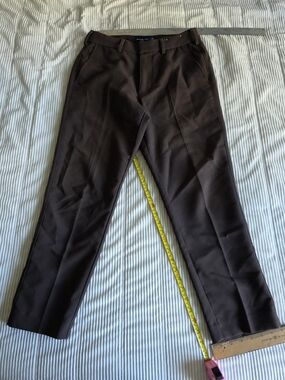 Abercrombie & Fitch Dark Brown Men's Dress Pants - Straight Tailored Fit
